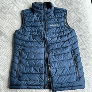 Mens Navy Columbia Puffer Vest